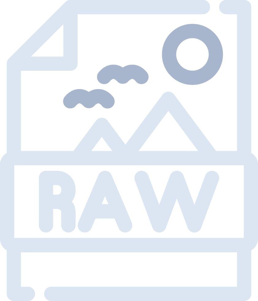 Raw Creative Icon Design vector