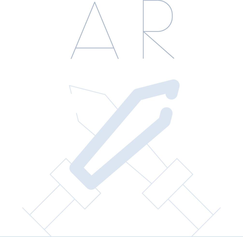 Ar Fighting Creative Icon Design vector