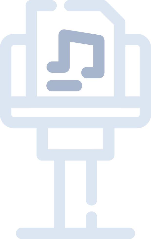 Music Stand Creative Icon Design vector