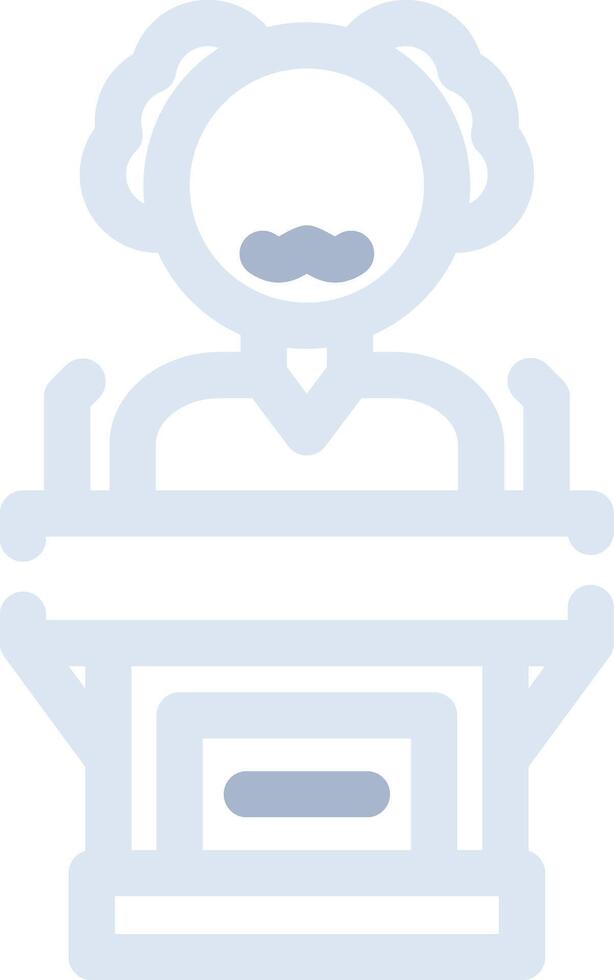 Politician Creative Icon Design vector