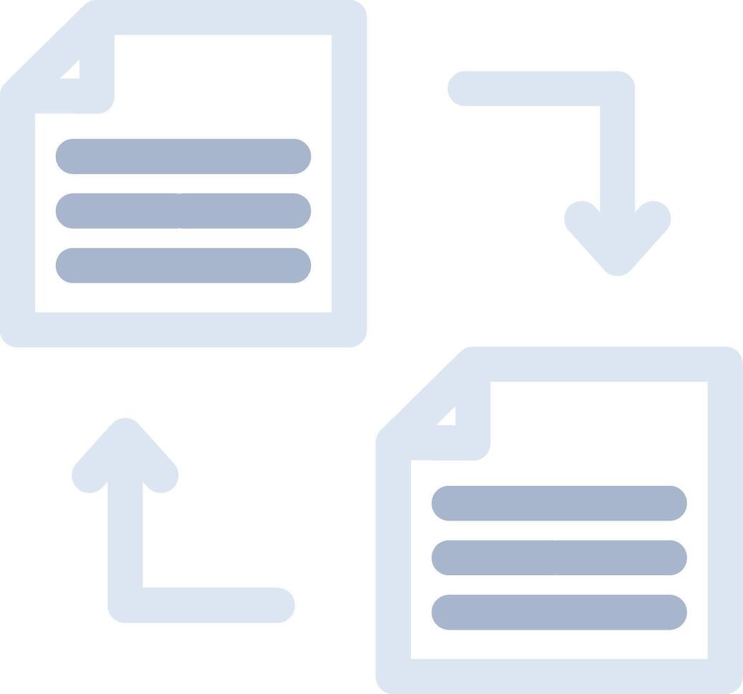 File Transfer Creative Icon Design vector