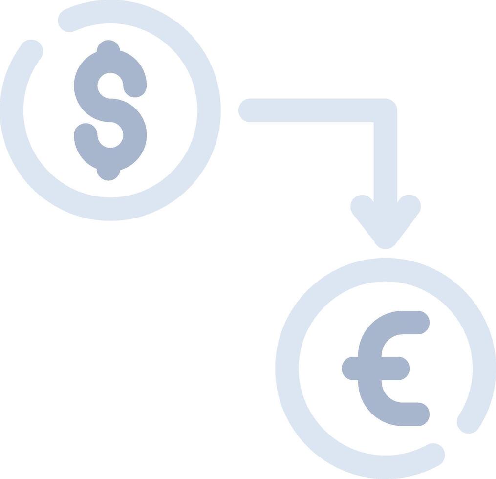 Currency Exchange Creative Icon Design vector