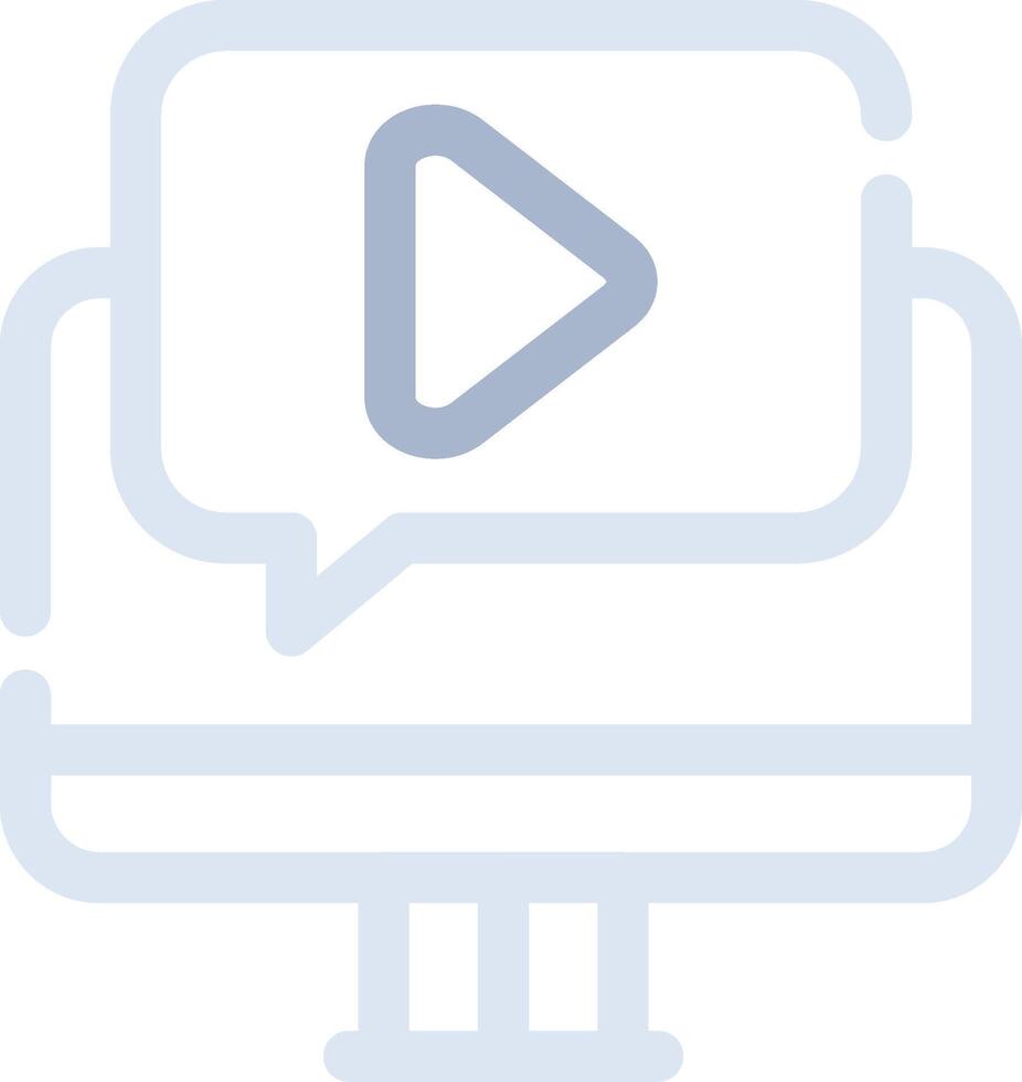 Video Tutorial Creative Icon Design vector
