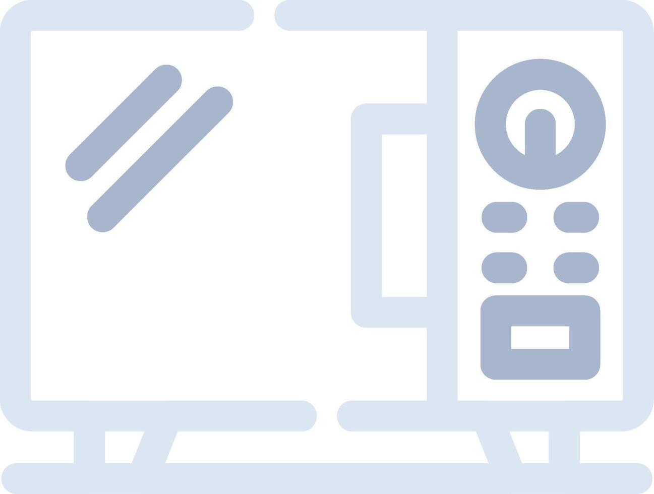 Microwave Creative Icon Design vector
