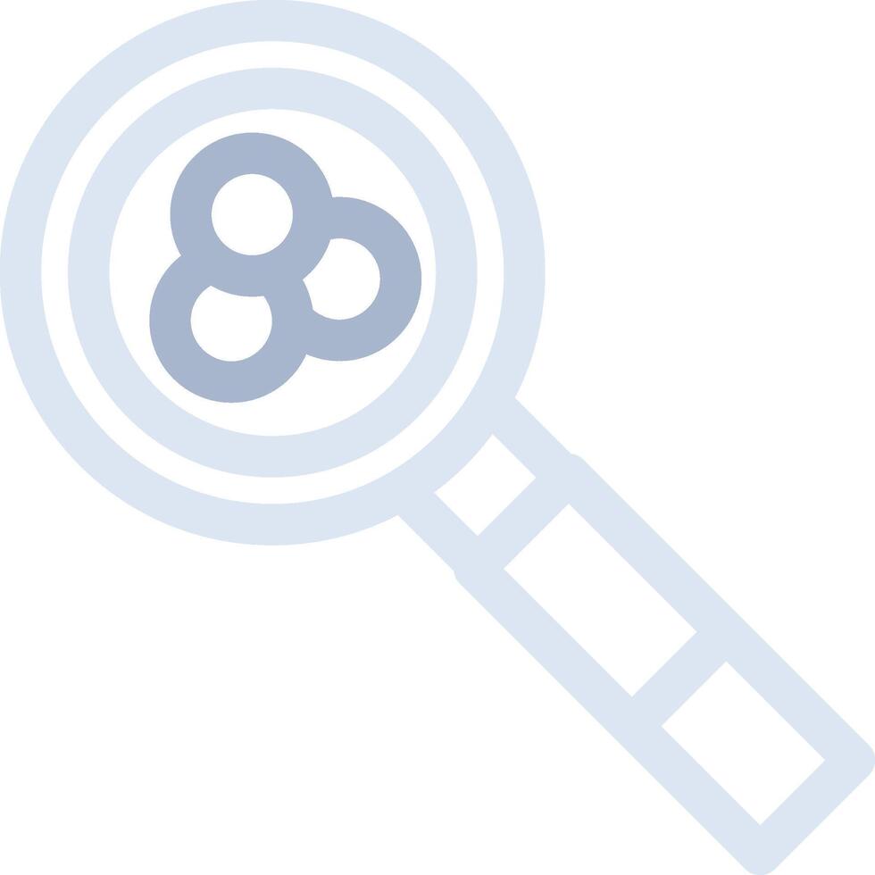 Magnifying Glass Creative Icon Design vector