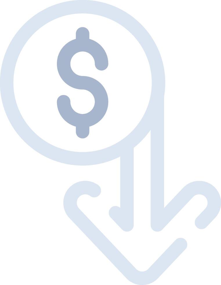 Capitalized Cost Reduction Creative Icon Design vector