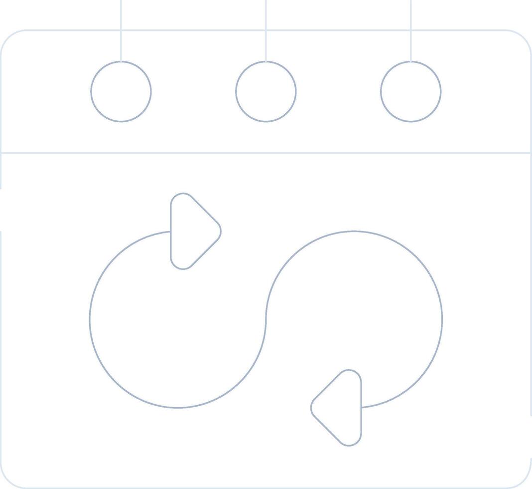 Flexible Schedule Creative Icon Design vector