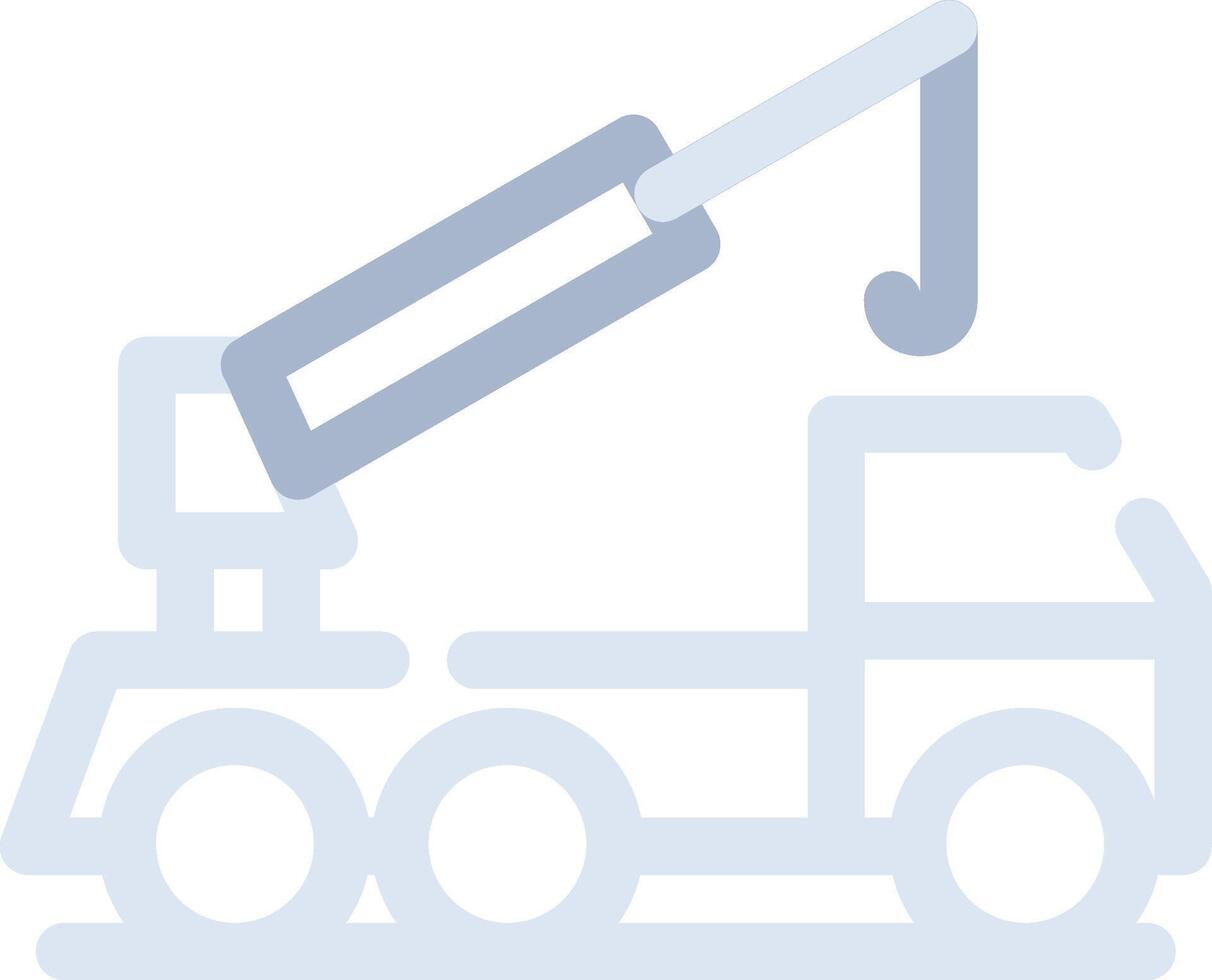 Crane Truck Creative Icon Design vector