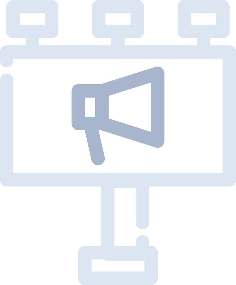 Billboard Creative Icon Design vector