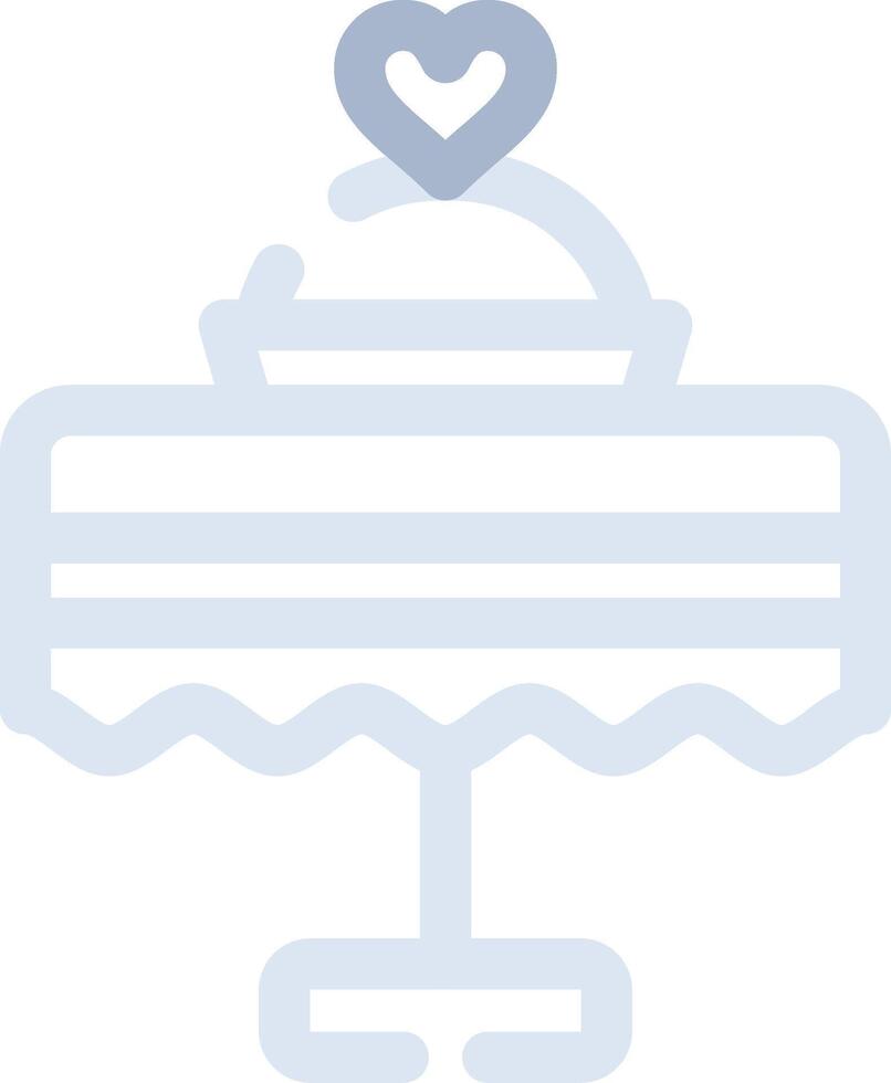 Wedding Dinner Creative Icon Design vector