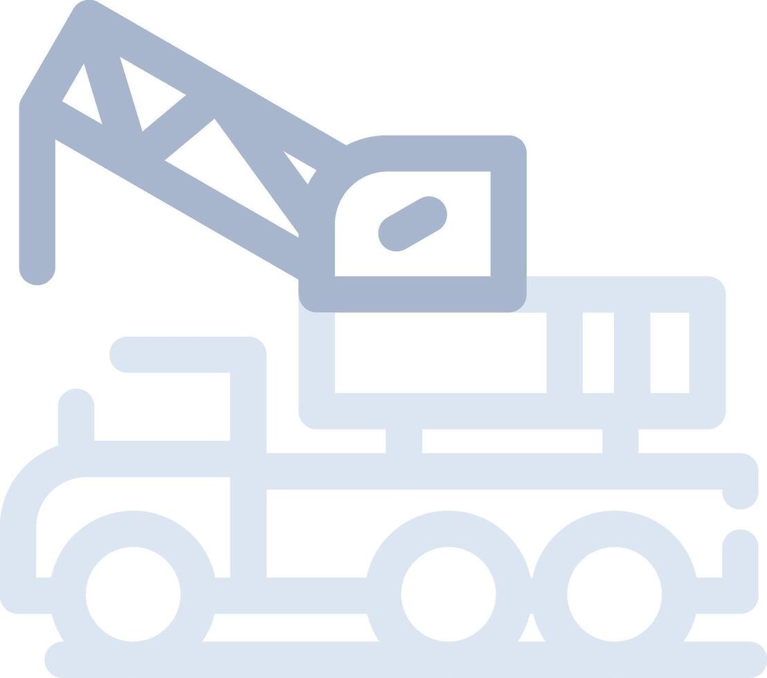 Crane Creative Icon Design vector