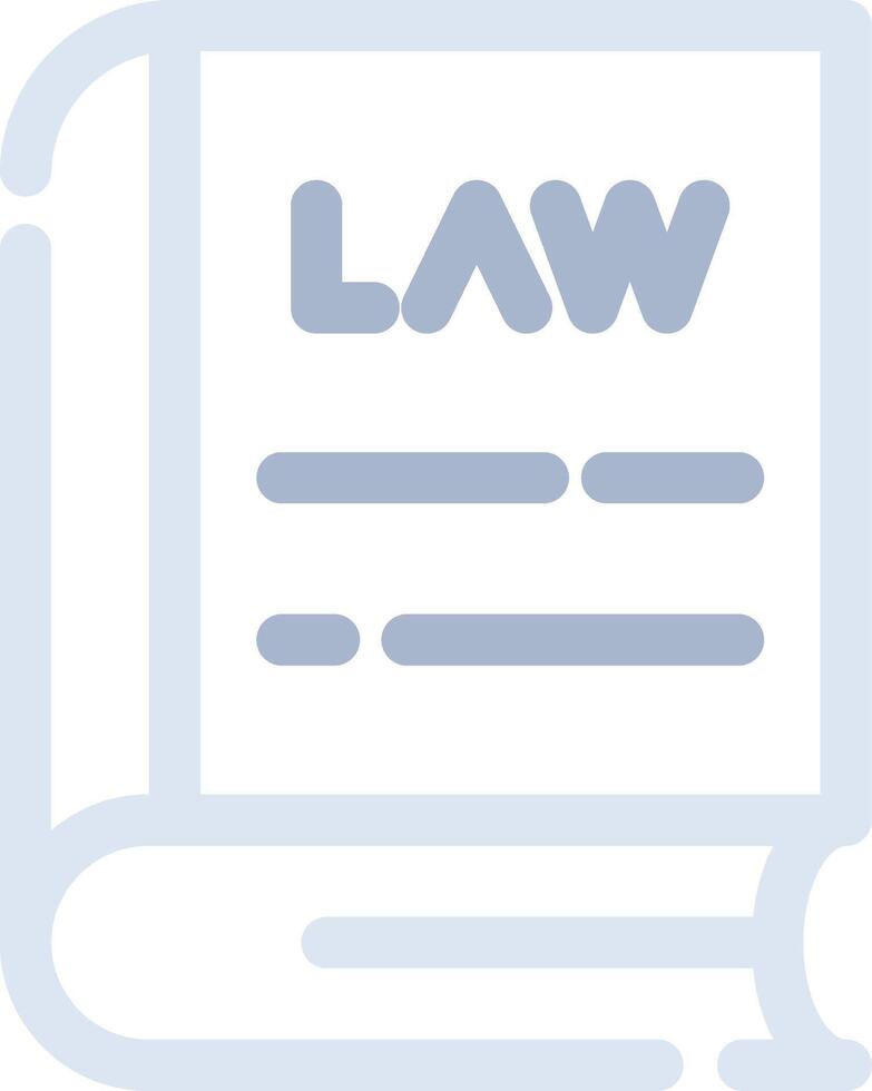 Law Book Creative Icon Design vector
