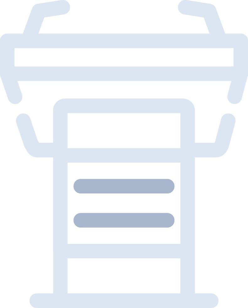 Tribune Creative Icon Design vector