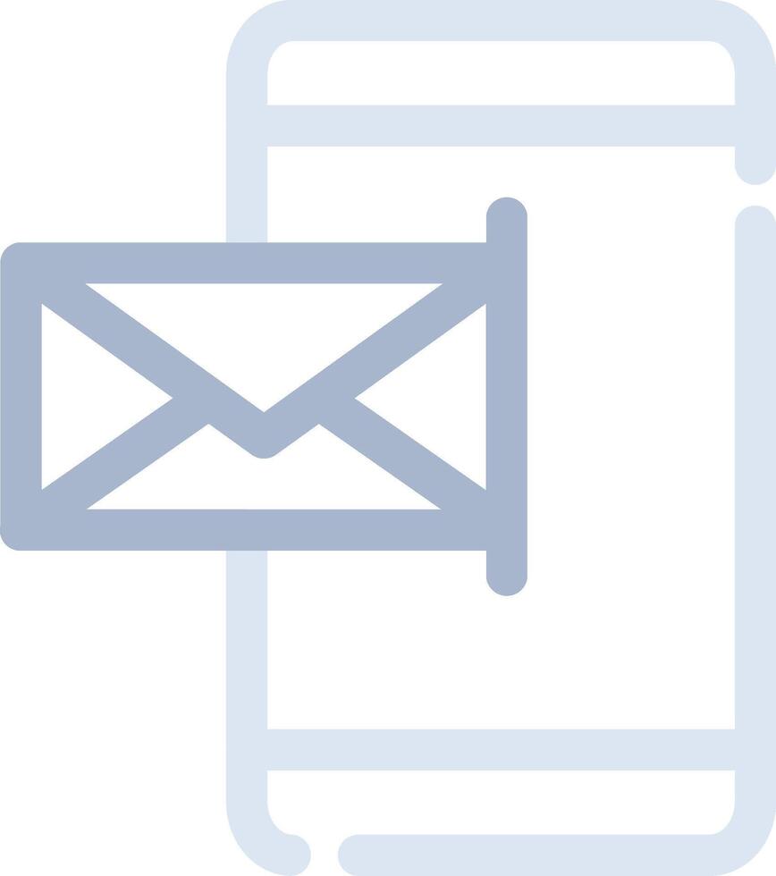 Mobile Email Creative Icon Design vector
