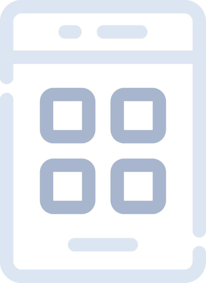 Grid Creative Icon Design vector