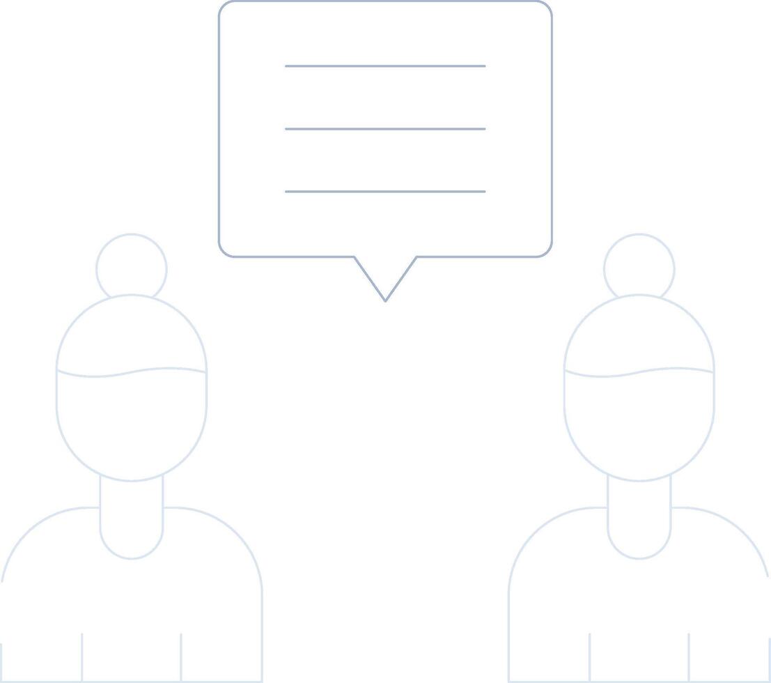Discuss Creative Icon Design vector