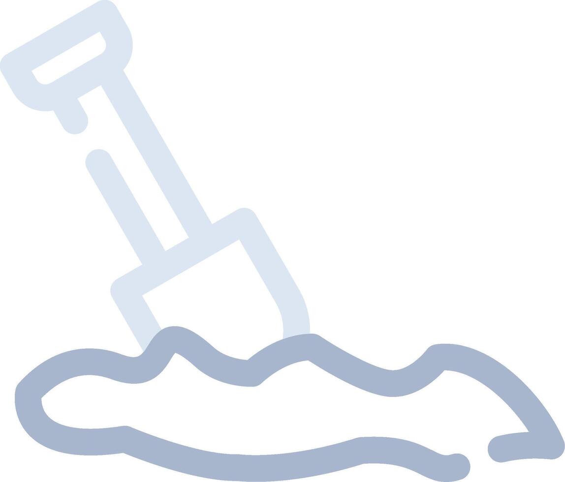 Digging Creative Icon Design vector