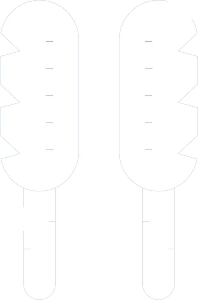 Corn Dog Creative Icon Design vector