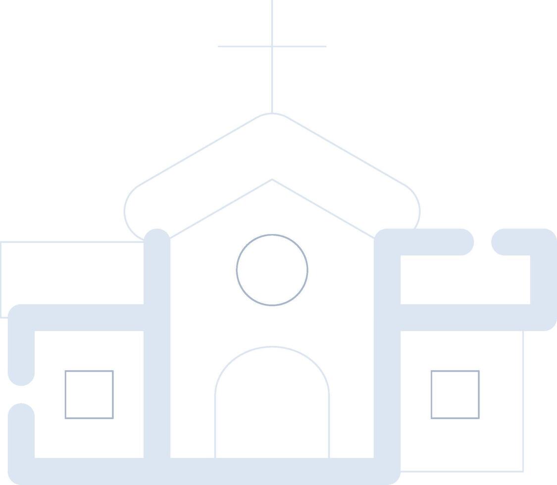 Chapel Creative Icon Design vector