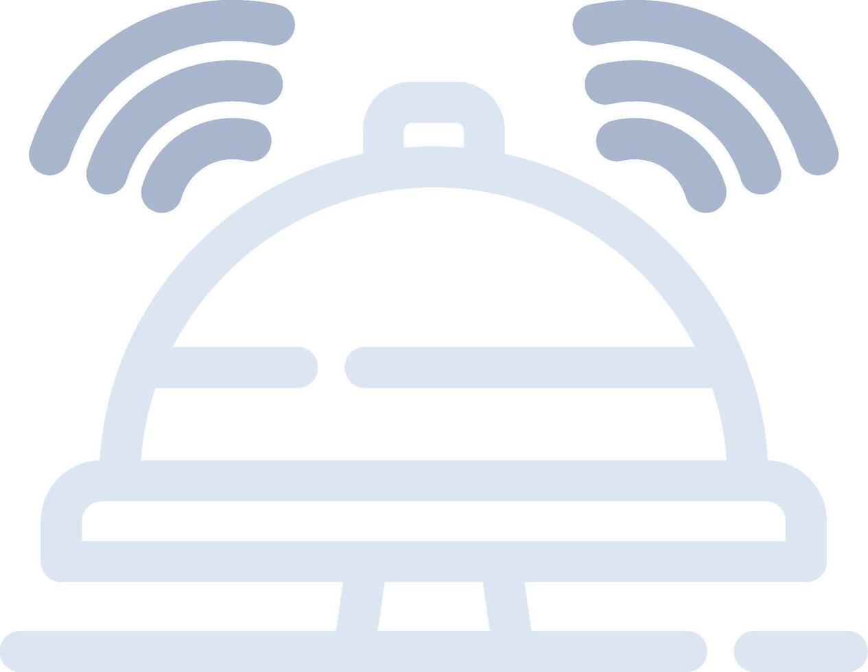 Reception Bell Creative Icon Design vector