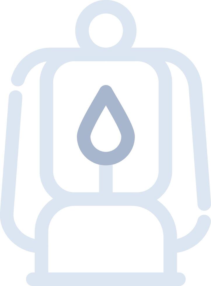 Oil Lamp Creative Icon Design vector