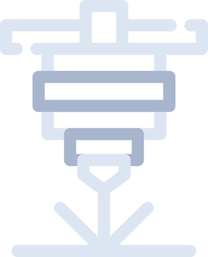 Laser Cutting Creative Icon Design vector
