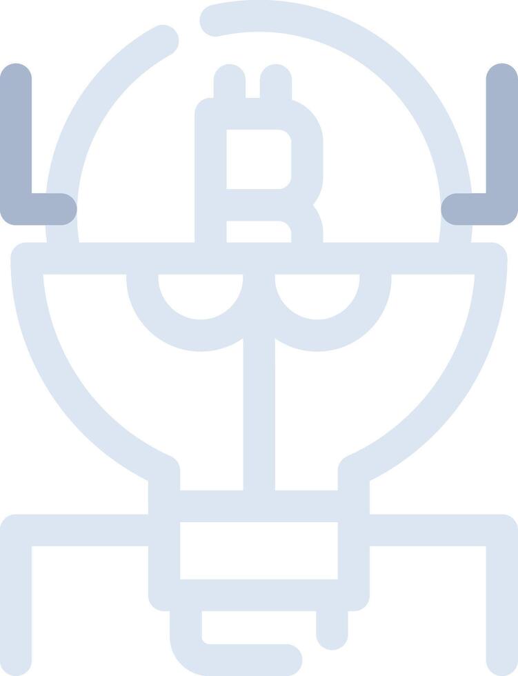 Cryptocurrency Creative Icon Design vector