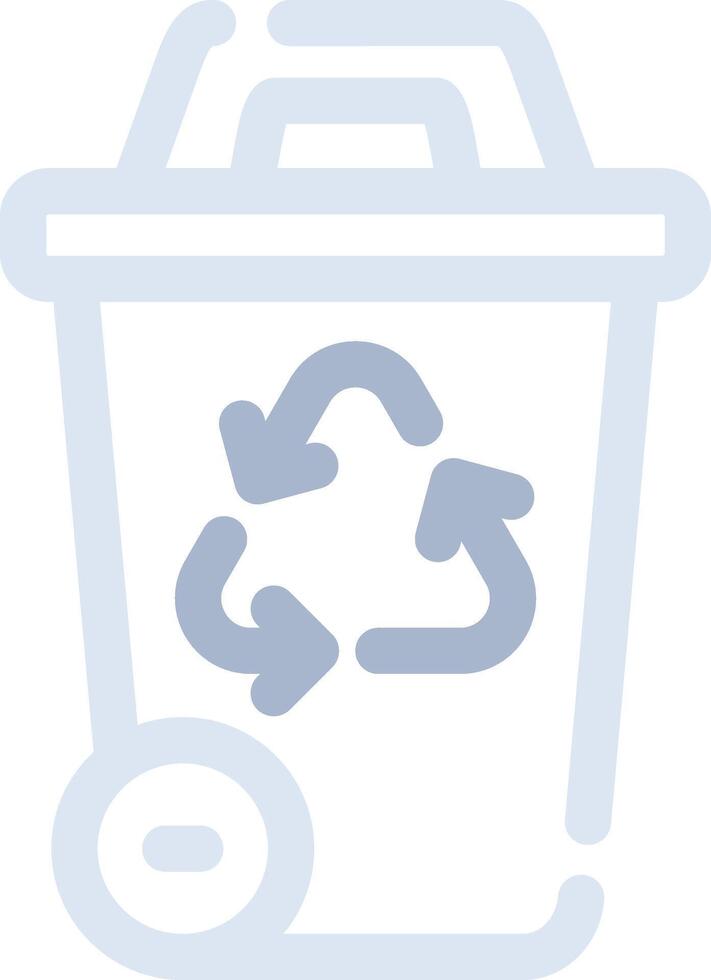 Recycling Bin Creative Icon Design vector