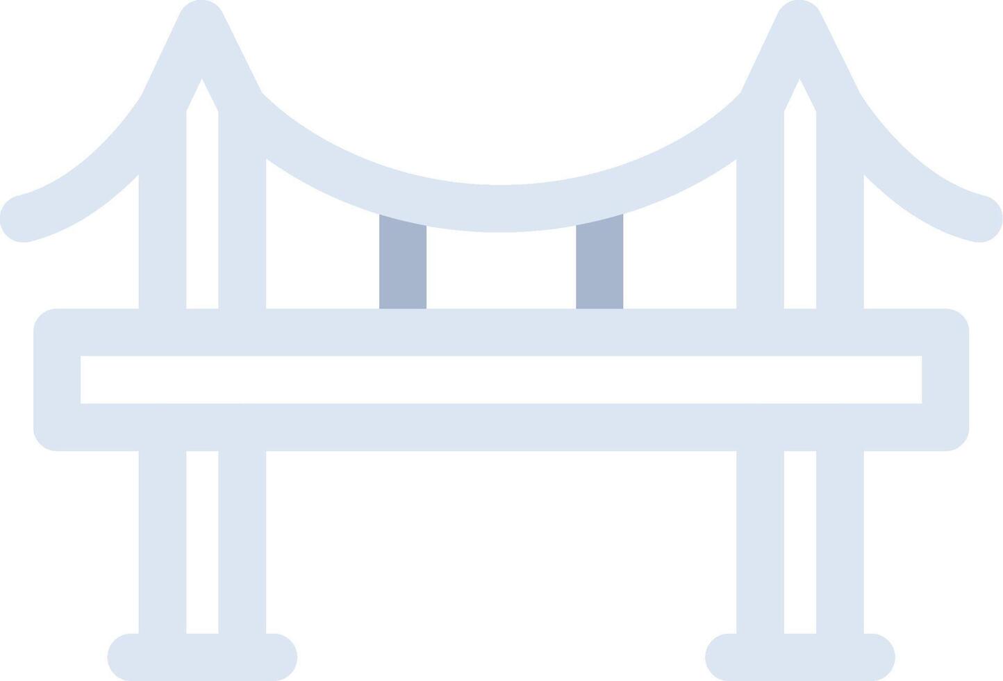 Bridge Creative Icon Design vector