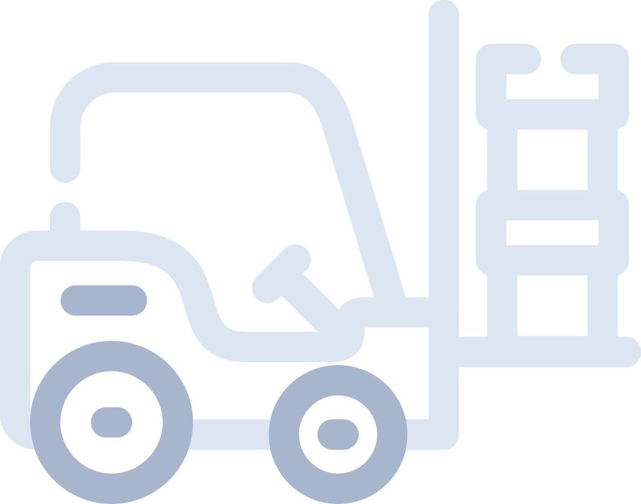 Forklift Creative Icon Design vector