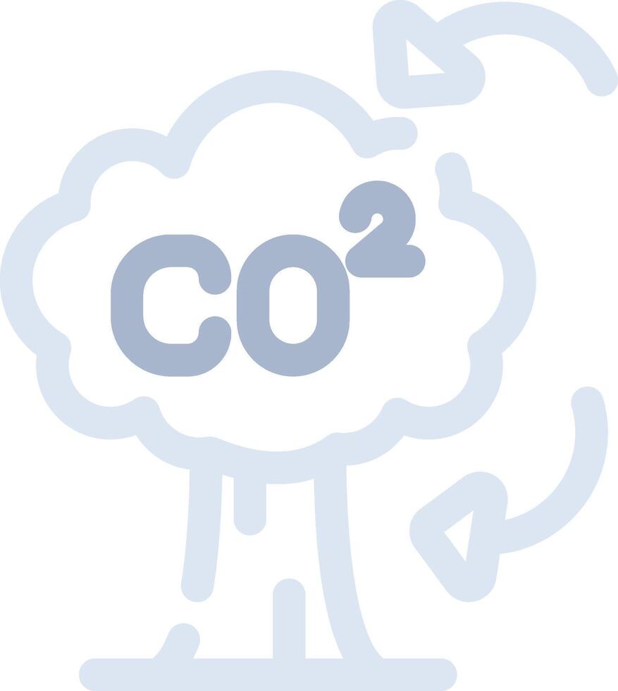 CO2 Creative Icon Design vector