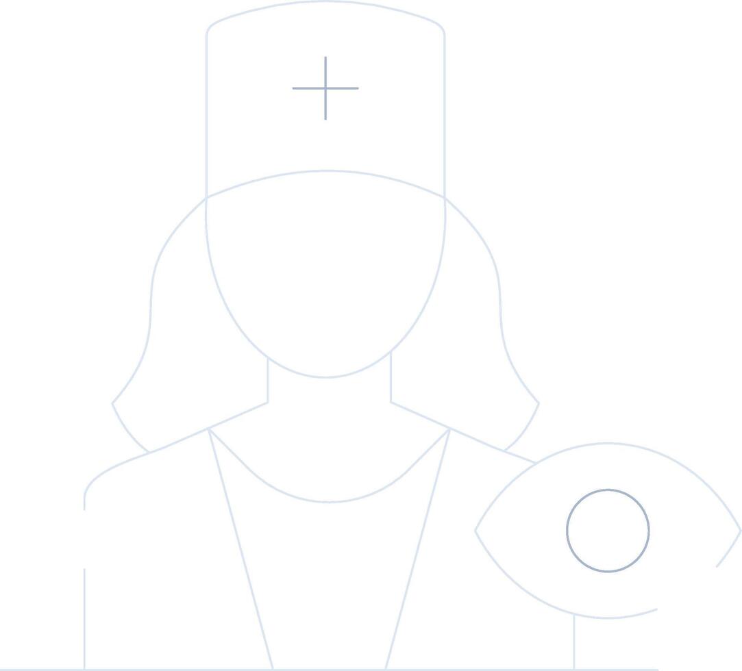 Children Eye Specialist Creative Icon Design vector