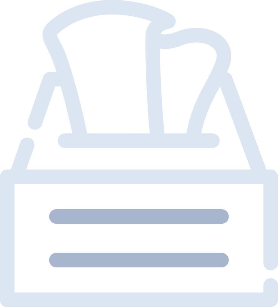Tissue Box Creative Icon Design vector