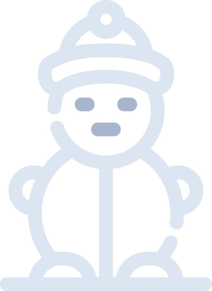 Snowman Creative Icon Design vector