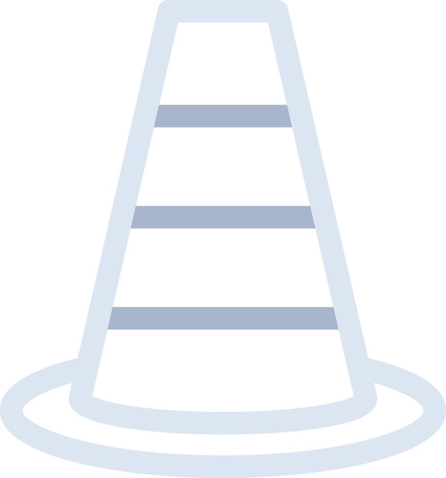 Traffic Cone Creative Icon Design vector