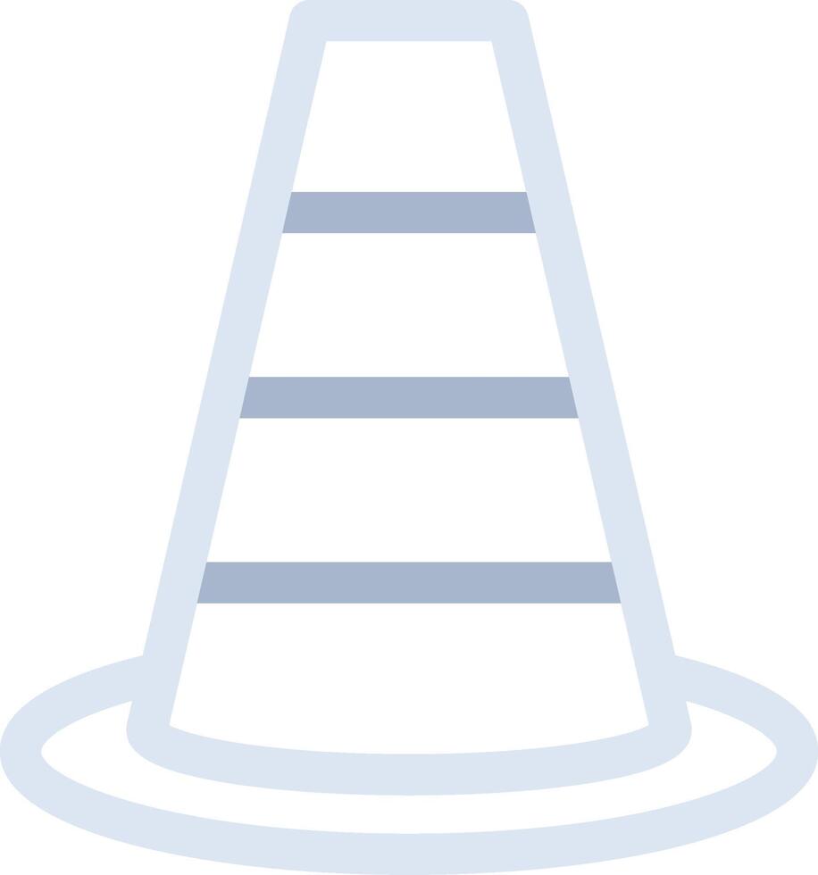 Traffic Cone Creative Icon Design vector