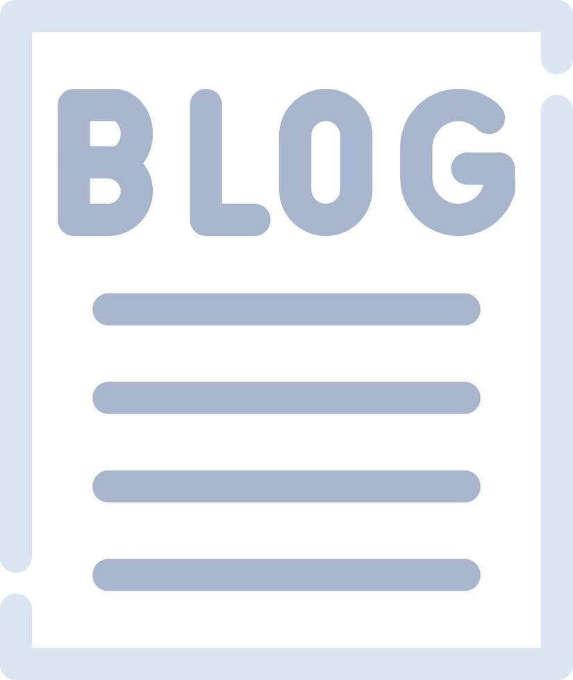 Blogging Creative Icon Design vector