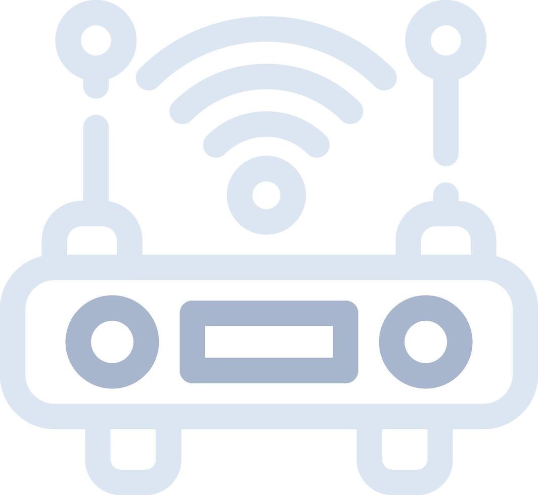 Wifi Router Creative Icon Design vector