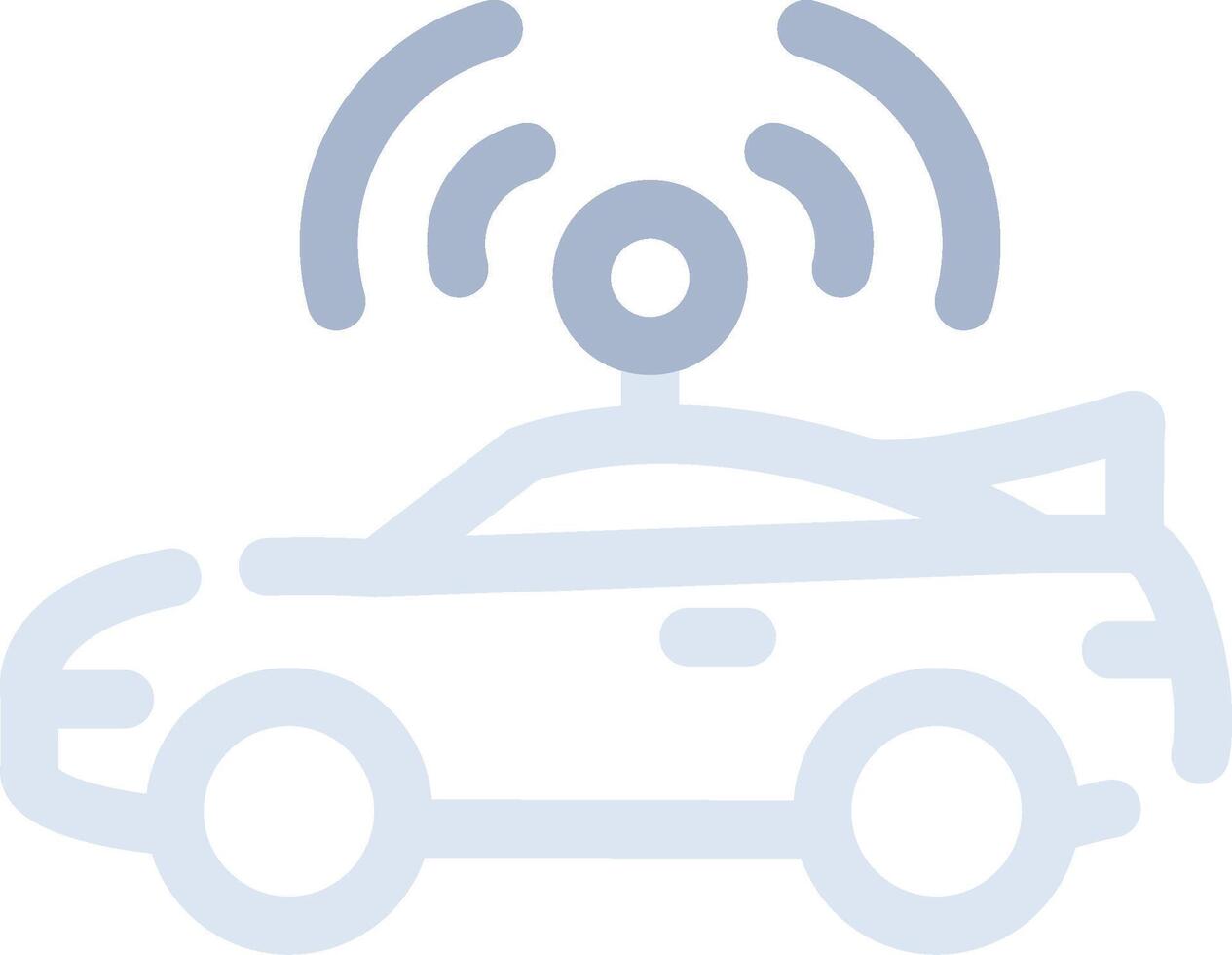 Autonomous Vehicle Creative Icon Design vector