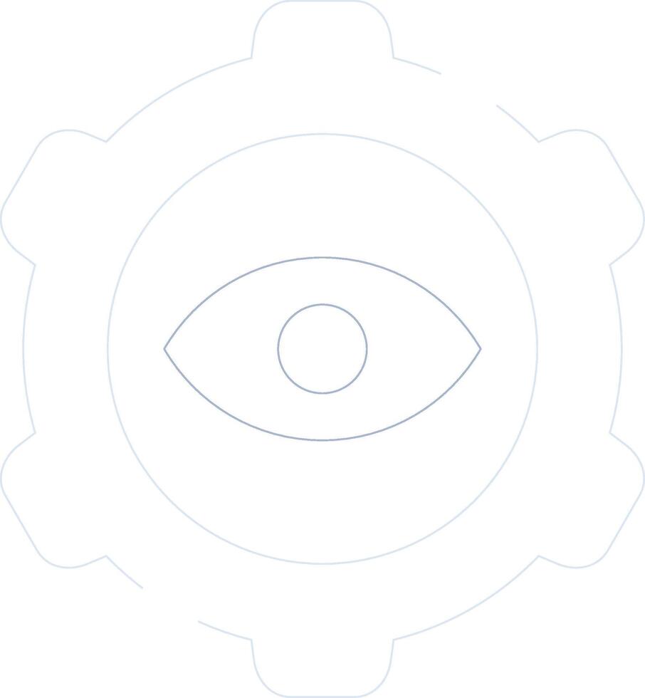 Eye Setting Creative Icon Design vector