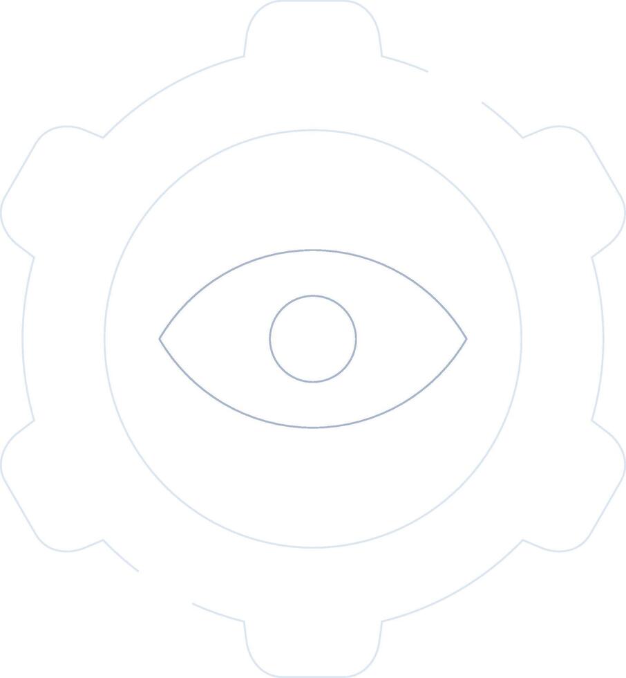 Eye Setting Creative Icon Design vector