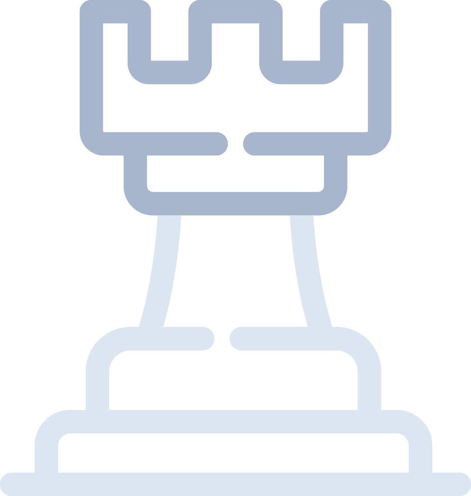 Chess Piece Creative Icon Design vector