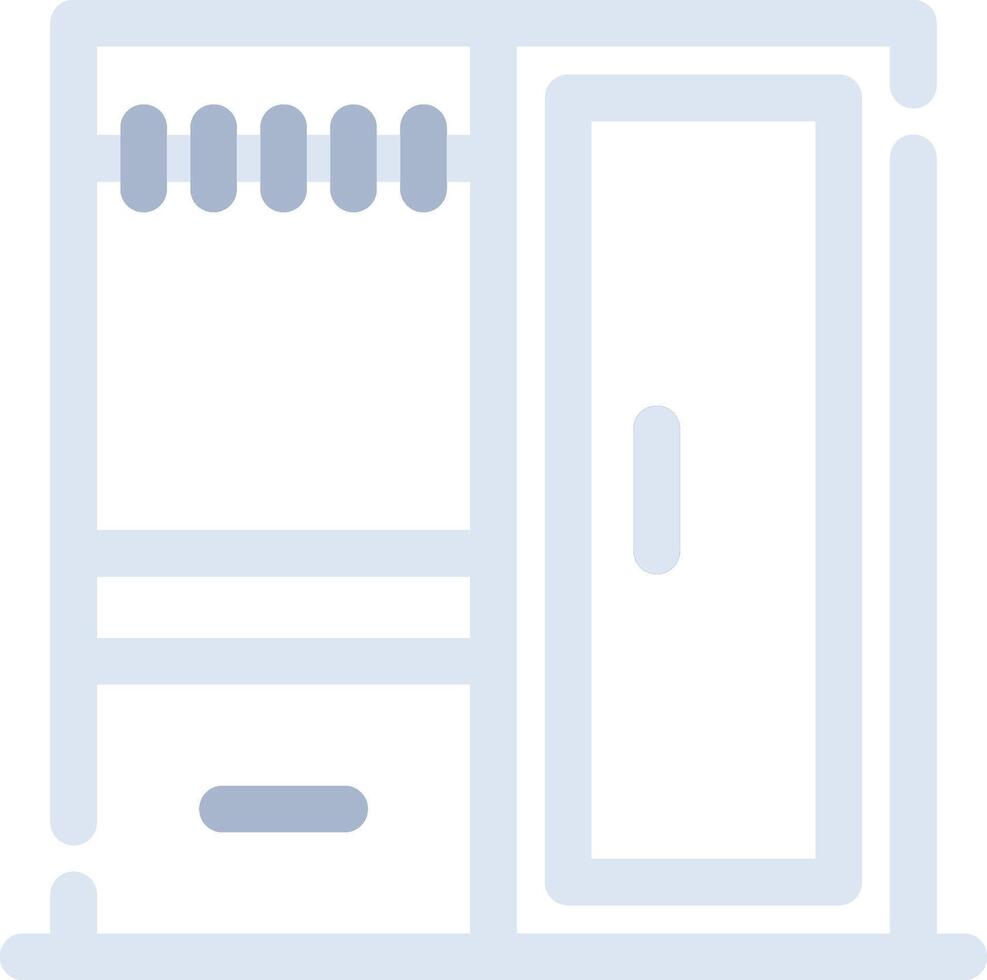 Wardrobe Creative Icon Design vector