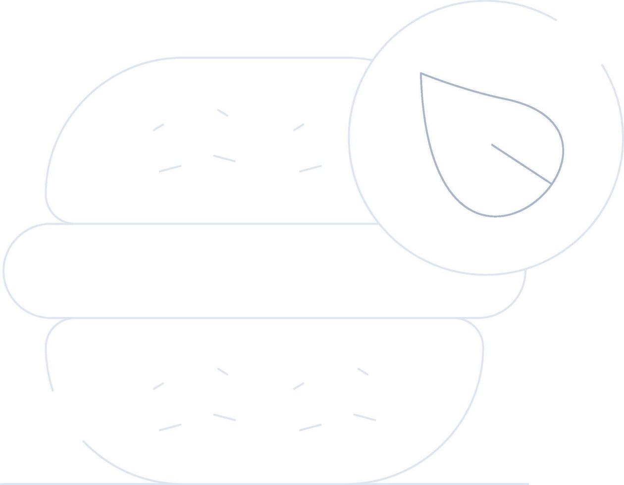 Vegan Burger Creative Icon Design vector