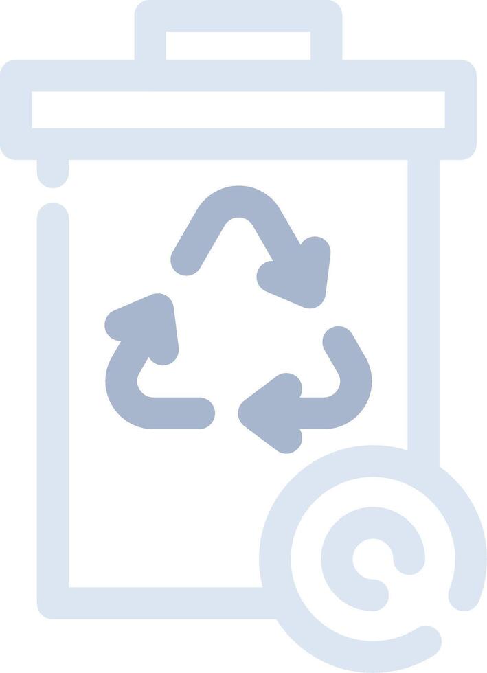 Recycle Bin Creative Icon Design vector