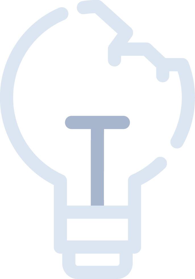 Light Bulb Creative Icon Design vector