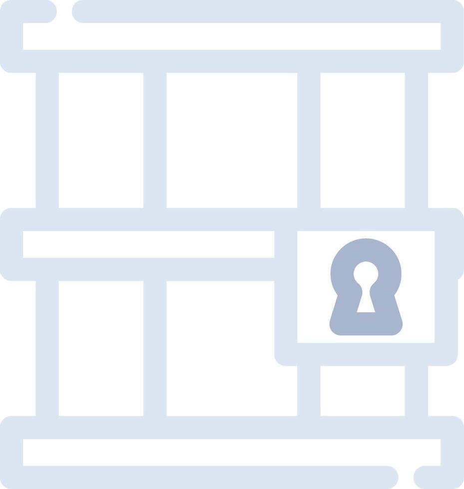 Jail Creative Icon Design vector