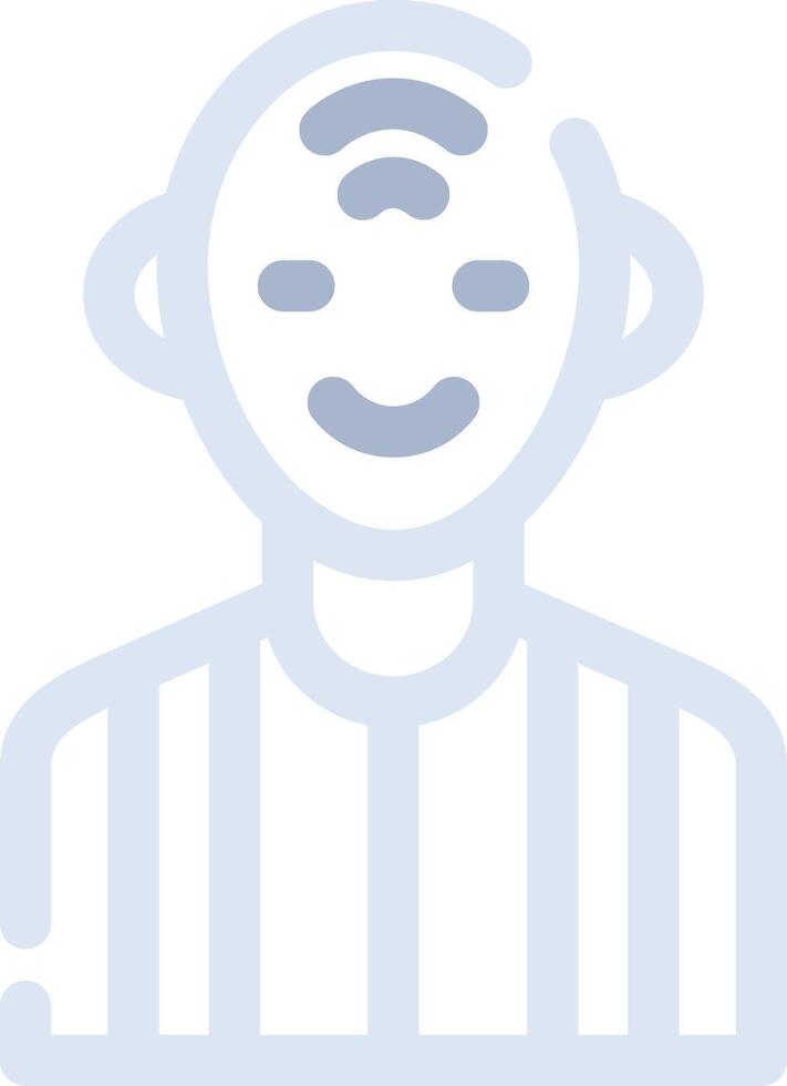 Old Man Creative Icon Design vector