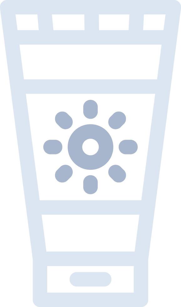 Sunscreen Creative Icon Design vector