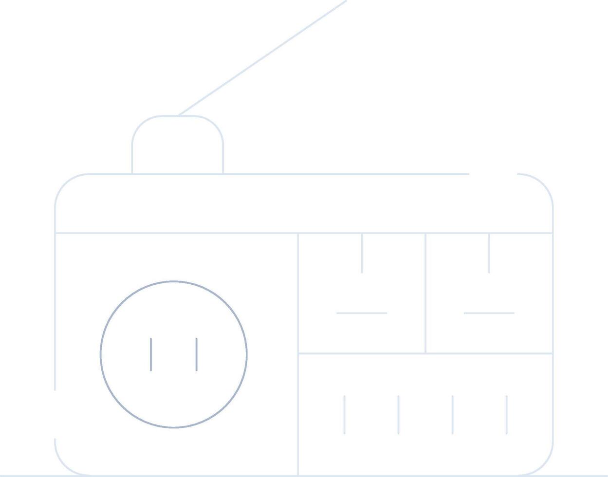 Analogue Media Creative Icon Design vector